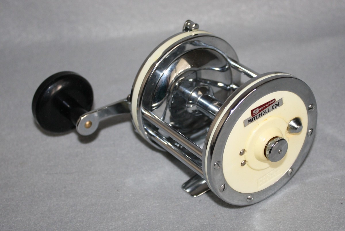 garcia ミッチェル624 Vintage Garcia Mitchell 624 Saltwater Reel w/Box NEAR MINT