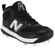 New Balance 3000v6 Boy's Mid TPU Molded Baseball Cleats- Many Colors and Sizes