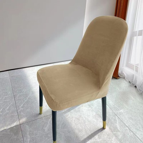 Samt-Bezüge Für Esszimmerstuhl-Sitze Große Stretch-Plüsch-Schonbezüge ψ - Bild 19 von 19