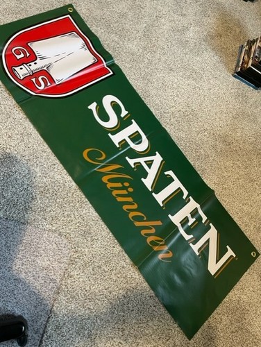 Neu!! Spaten München Bier Banner 16 x 47"