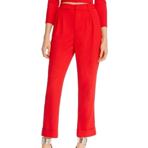 Alice + Olivia Pompey Wild Pink High Waisted Pleated Pants SIZE 4  display picture 1