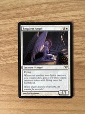 MTG Magic - Requiem Angel - Dark Ascension - Rare - LP
