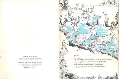 Dr. Seuss Thidwick The Big-Hearted Moose NOT 1st Edition but Early Edition HC - Picture 2 of 3