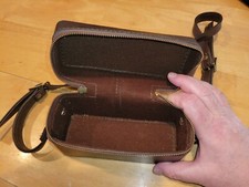 Vintage Brown Camera Shoulder Bag With Strap ...