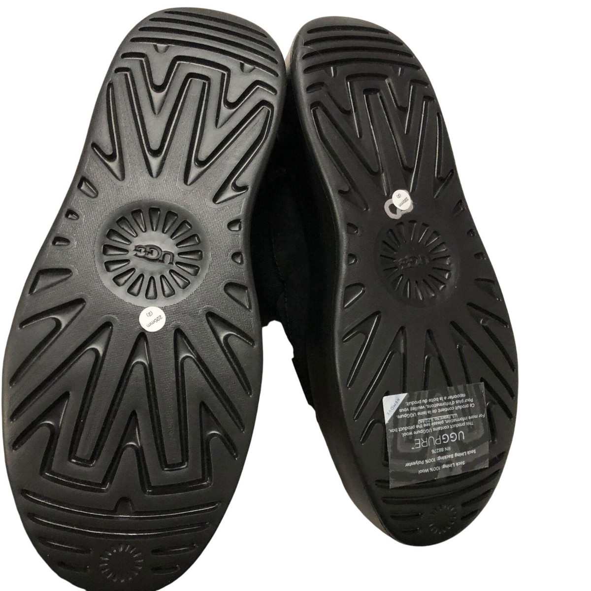 UGG Classic Boom Buckle Black Sneaker Boot Womens Size 5 | eBay