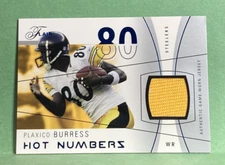 2004 Flair PLAXICO BURRESS Hot Numbers /200 Card #HN-PB Steelers