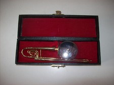 Trombone miniature de collection dans son coffret - VINTAGE