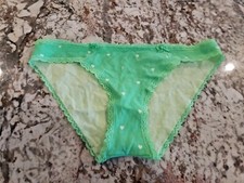 True Vintage Victoria  s Secret PINK Lace Edged Low Rise Bikini Panty