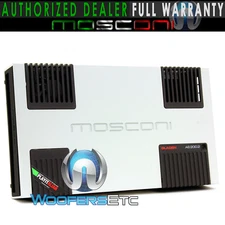 MOSCONI AS-200.2 SILVER 2-CHANNEL 2 x 320W RMS COMPONENT SPEAKERS CAR AMPLIFIER
