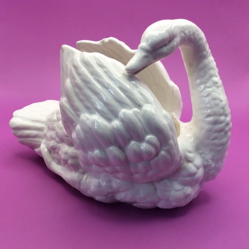 Jarrón cisne de cerámica vintage para boda/fiesta/soporte para macetas - Imagen 14 de 14