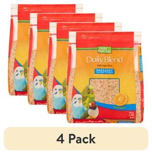  4 pack Wild Harvest Parakeet, Canary  Finch Daily Nutrition Blend, 5 lb