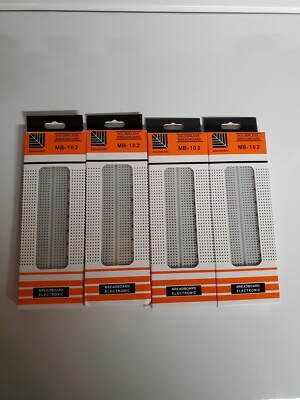 MB-102 BREADBOARD 830-POINT FOR DIY ELECTRONICS - NEW