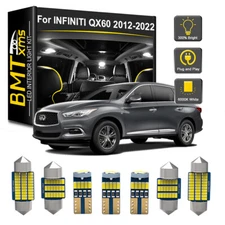 15x Interior LED Lights Map Bulbs White for INFINITI JX35 QX60 2012-2021 2022