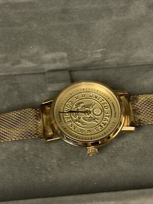 Hamilton　クオーツアナログ時計 ゴールド#29 United States Congress Hamilton watch ladies Quartz vintage 10k