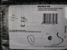 Brizo 63025LF-SS 1.8 GPM Single Hole Pull Down Kitchen Faucet with MagneDock NEW