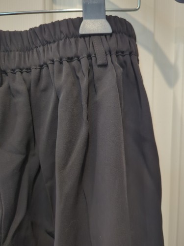 Daceslon Womens Wide Leg Dress Pants High Elastic Waist Size L Black - Picture 5 of 5