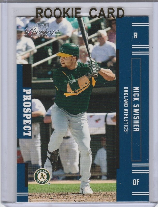 NICK SWISHER ROOKIE CARD A's Prospect Prestige RC Baseball NEW YORK YANKEES