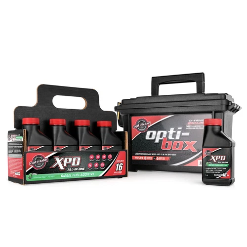 Opti-Lube XPD Formula Diesel Fuel Additive: 4oz 8 Pack with Opti-Box
