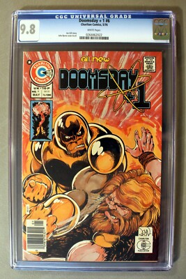 Doomsday +1 #6  Ellis Malden Yashida Kuno Karg Jad 1976 Charlton BYRNE CGC 9.8