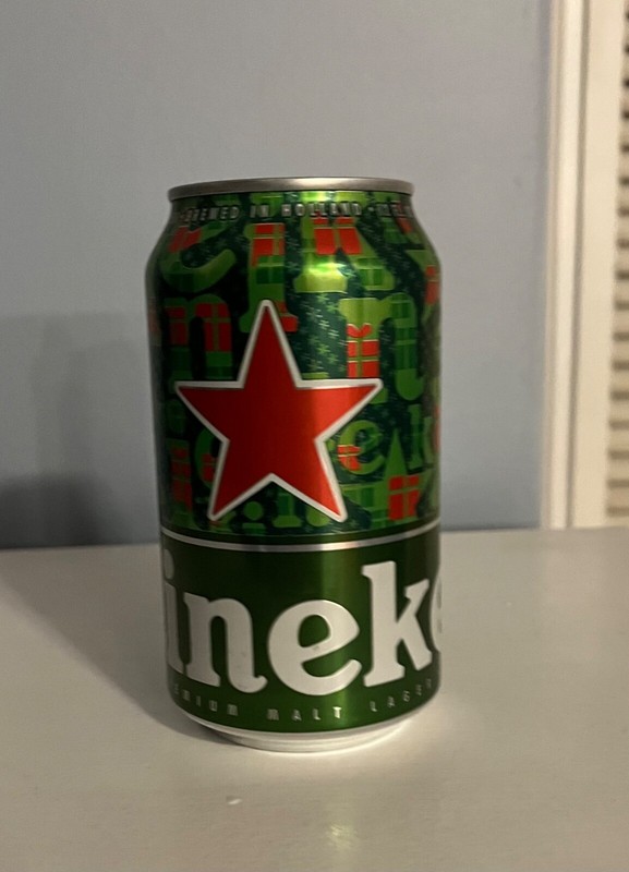 Heineken Festive Edition Beer Can - USA 12 fl oz - 355 ml Empty Special Aluminum