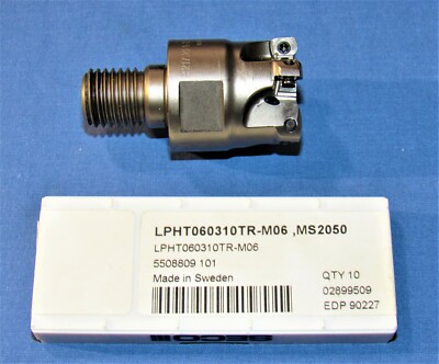 SECO 1-1/4'' Cut Diam,0.03'' Max Depth M16 Modular Connection Indexable High-Feed