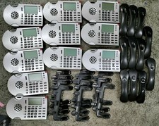 Lot of 11 ShoreTel 230 IP IP230 VOIP Business Phones w/stands handsets