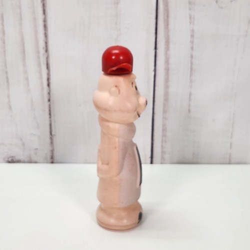 Vintage 1960's Alvin Red hat and the Chipmunks Soaky Bubble Bath Bottle 9" tall - Picture 7 of 7