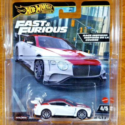 Hot Wheels Premium Fast & Furious 2018 Bentley Continental GT3