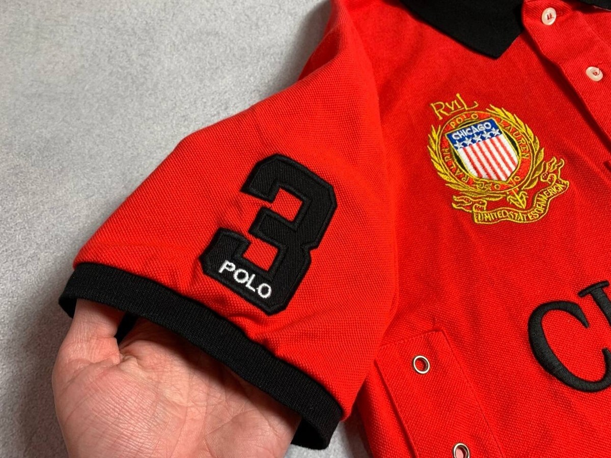 トップス Polo Ralph Lauren BIG PONY CHICAGO Polo Ralph Lauren Polo T-Shirt Chicago USA #3 Big Pony