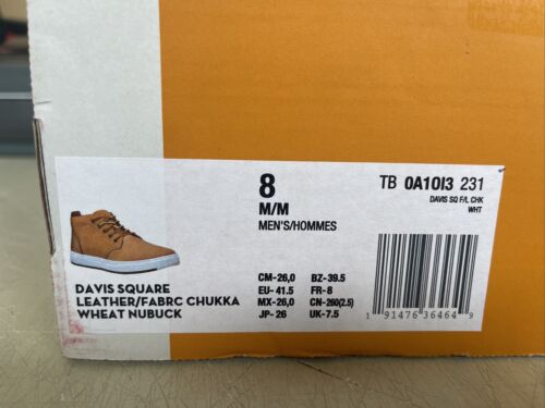 PICK SIZE/COLOR - Timberland Mens Davis Square Leather Fabric Chukka - Picture 14 of 20