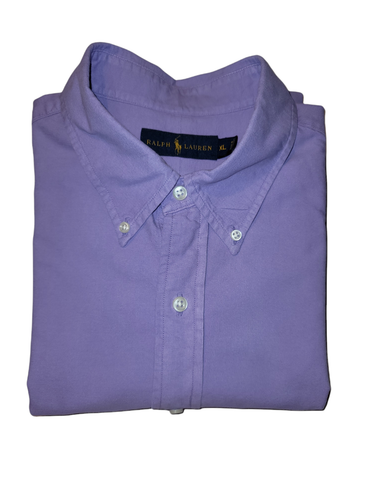 Purple OCBD Casual Shirt Size 