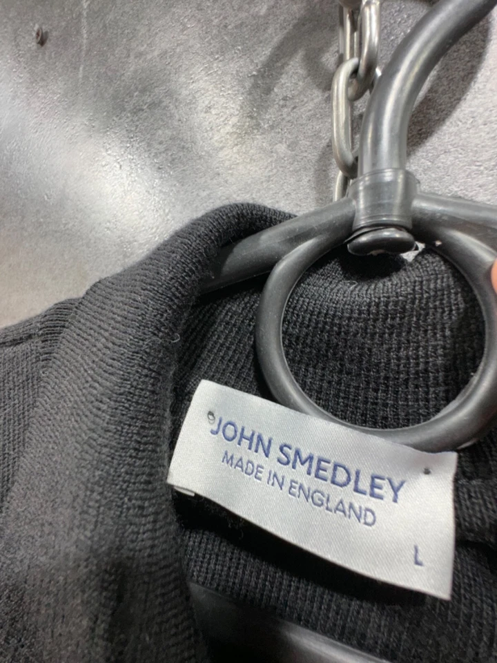 Cárdigan de lana con cremallera John Smedley para hombre talla L Foto 4 de 4