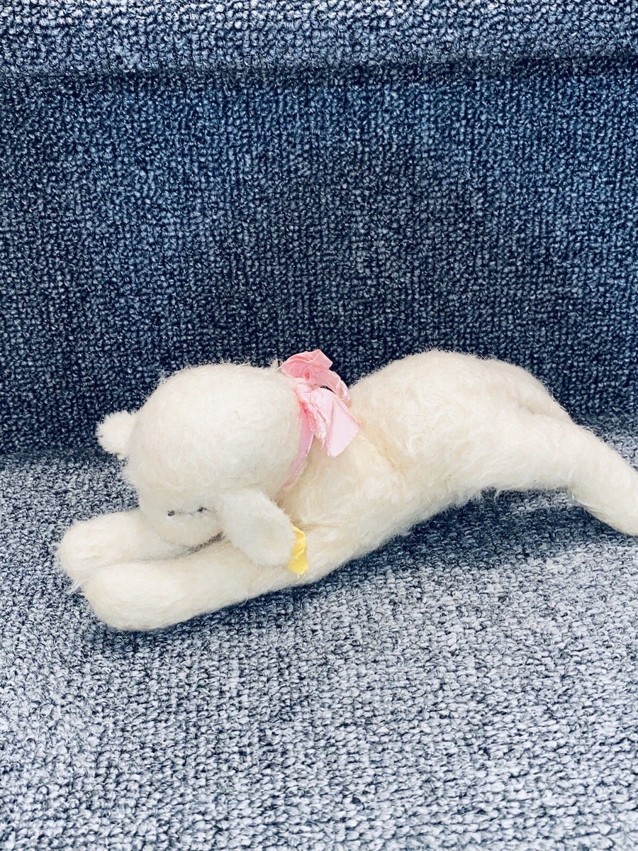 Vintage 50's Steiff Wool Floppy Lamby Lamb Stuffed Animal