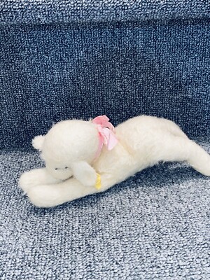 Vintage 50's Steiff Wool Floppy Lamby Lamb Stuffed Animal Doll
