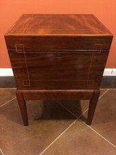 Antique Cellarette 19th C Mahogany