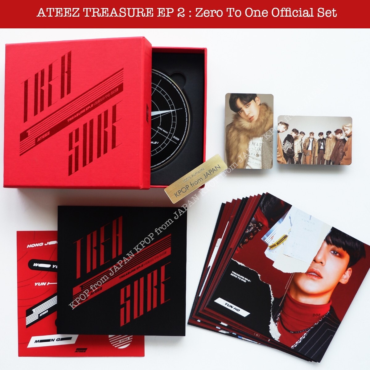 YUNHO ATEEZ TREASURE EP 2 : Zero To One Official Album