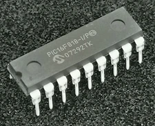 PIC16F818-I/P Microchip MCU DIP8 20MHz 1.792 kB 128 B Flash DC 0729