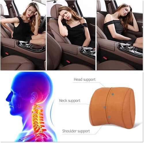 Posture Therapy Memory Foam Neck Pillow *Breathable* Home, Office, Car, Travel - Foto 3 di 5