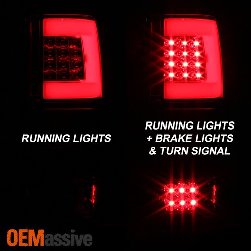 Fit 2004 2005 2006 2007 2008 Ford F150 LOBO LED Tube Red Clear Tail Lights Lamps - Picture 12 of 12