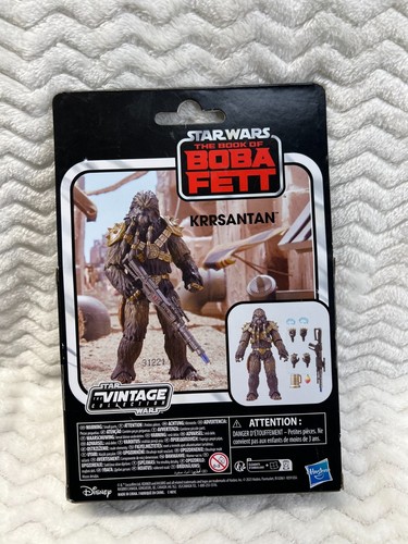 Star Wars Vintage Collection Krrsantan Deluxe Figur 3,75 Book of Boba Fett Box - Bild 4 von 8