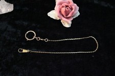 Taschenuhrenkette Taschenuhrkarabiner vergoldet