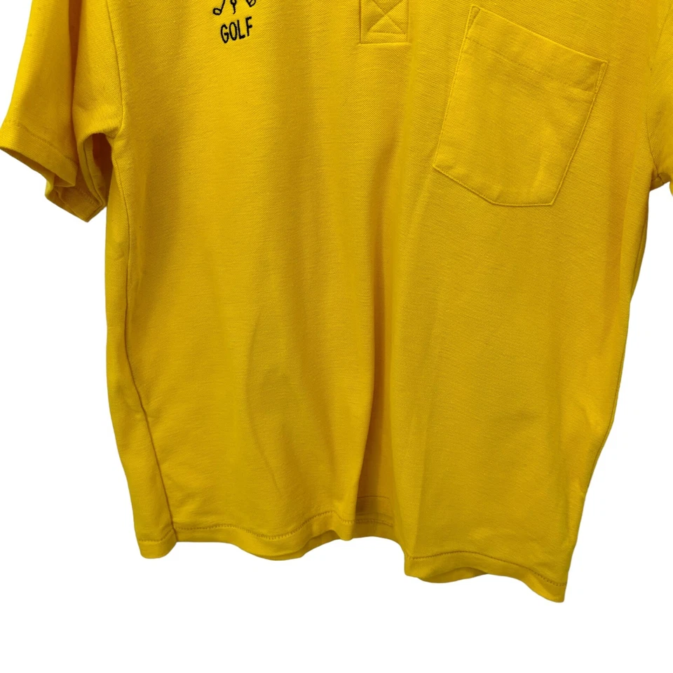 Polo de golf vintage Vianney Griffins talla grande pantalla estrellas puntada única Foto 4 de 4