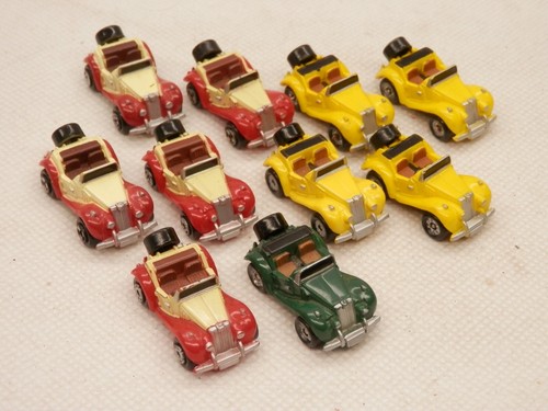Micro Machines 1950's MG-TF x10 European Sports Car - Mix of Colors - 第 1/2 張圖片