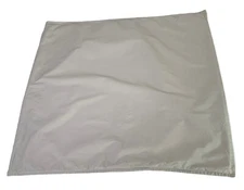 West Elm Pillow Sham Organic Cotton Solid Gray Euro 26x26 Envelope Closure