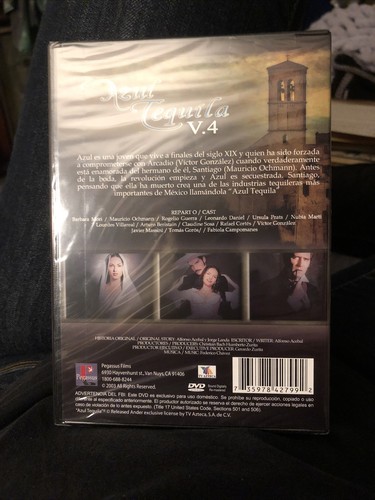 Vintage Azul Tequila V.4 Spanish TV Series Novella DVD From 2003 RARE NEW Sealed - Picture 2 of 4