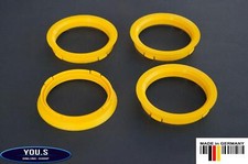 4x Centrage 74,1 - 65,1 MM pour Opel Volvo Peugeot Citroen Schmidt DBV CMS