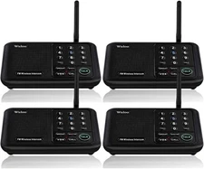 10 Channel Wireless Intercom System for Home Offices House Business (R6)