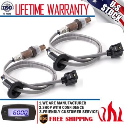 2PCS For Mitsubishi Outlander Sport 2008-2016 Upstream Downstream Oxygen Sensor