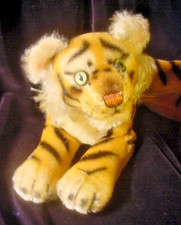 steiff Steiff original vintage plush toy tiger cub tigers looks great no tags