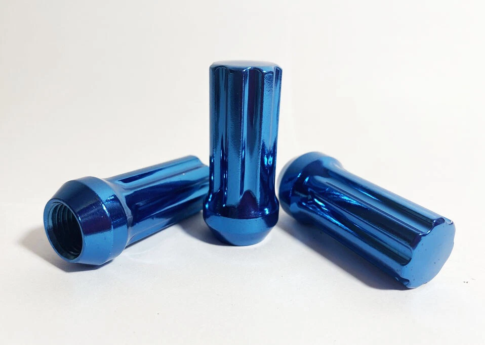 FIT CHEVY BLAZER CAMARO IMPALA MALIBU SS TAHOE TUNER LUG NUT 2'’14x1.5 BLUE 20PC - Image 3 of 4